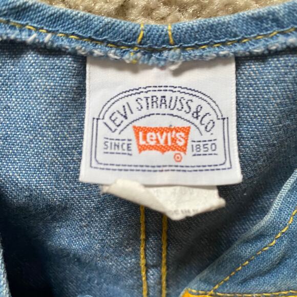 Levi Strauss & Co. Levi's Western Denim Vest Kids Sz 5 - Picture 4 of 10